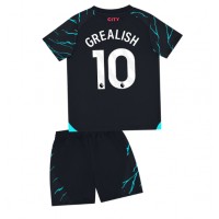 Manchester City Jack Grealish #10 3rd trikot Kinder 2023-24 Kurzarm (+ Kurze Hosen)